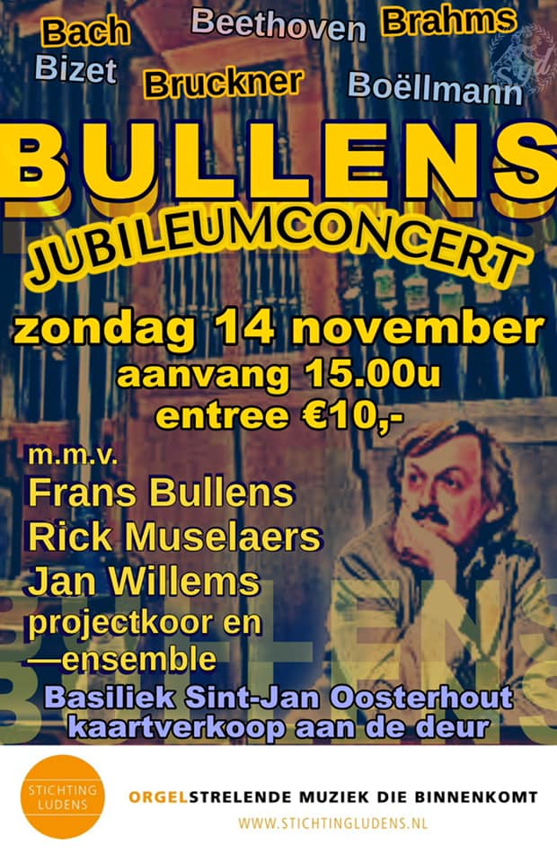 Frans Bullens vierde kerkmuzikaal jubileum met concert